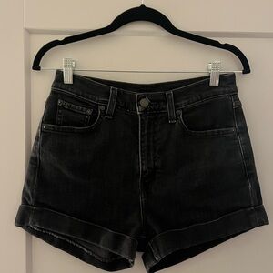Levi’s Black Denim Shorts